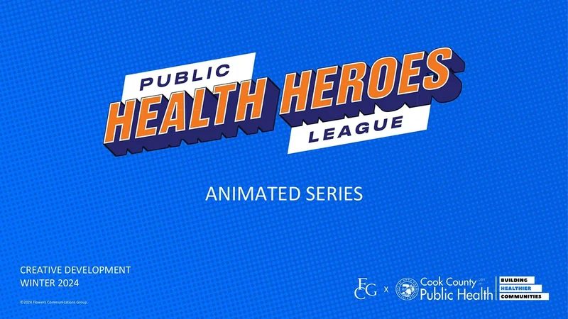 Public Health Heroes League title artwork